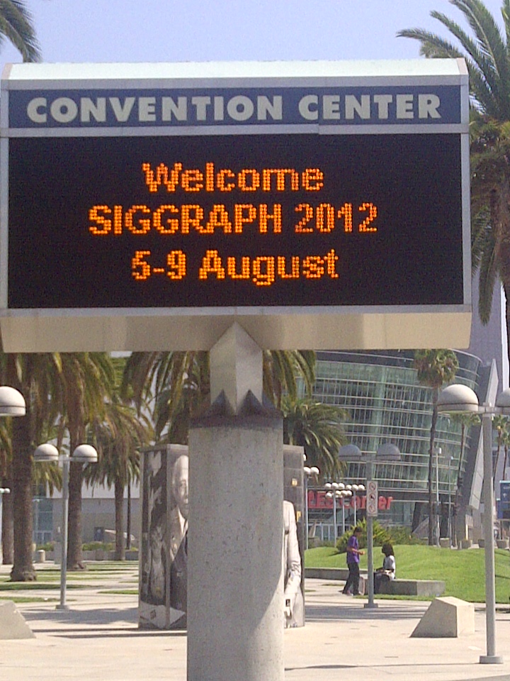 Important SIGGRAPH 2012 Reminders for Attendees