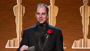 James O'Brien accepting his Academy Award