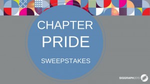 Enter the ACM SIGGRAPH Chapter Pride Sweepstakes