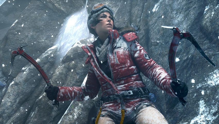 Lara Croft in Rise of the Tomb Raider (c) 2015 Square Enix Ltd. All rights reserved.