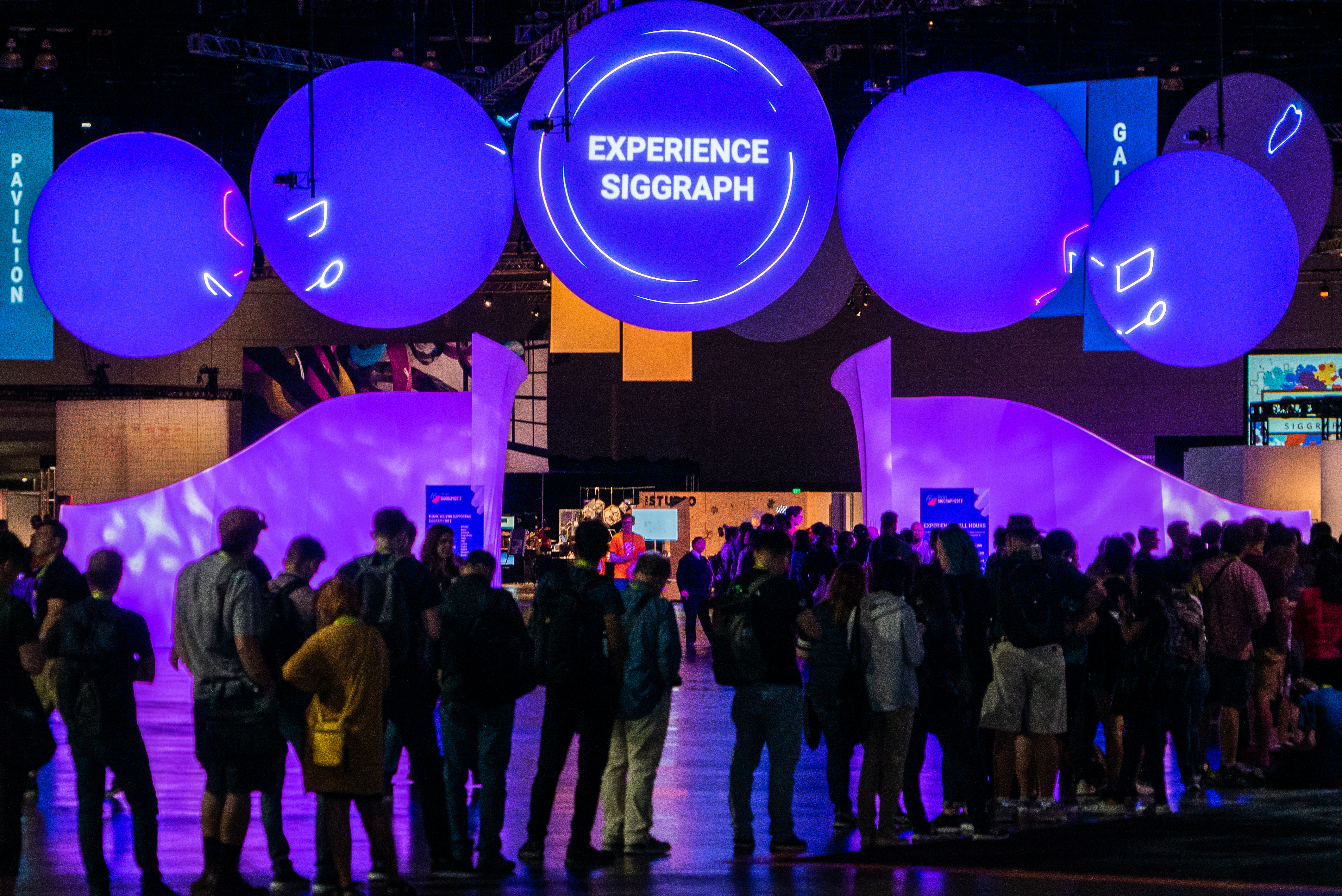 Experience SIGGRAPH: Photo of SIGGRAPH 2019 Experience Hall by Jim Hagarty.