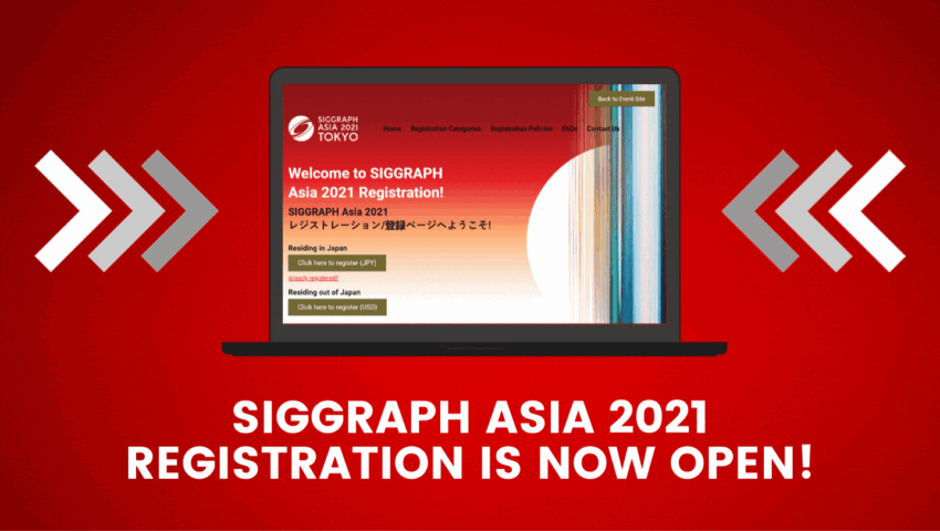 SIGGRAPH Asia 2021 Registration Is Now Open