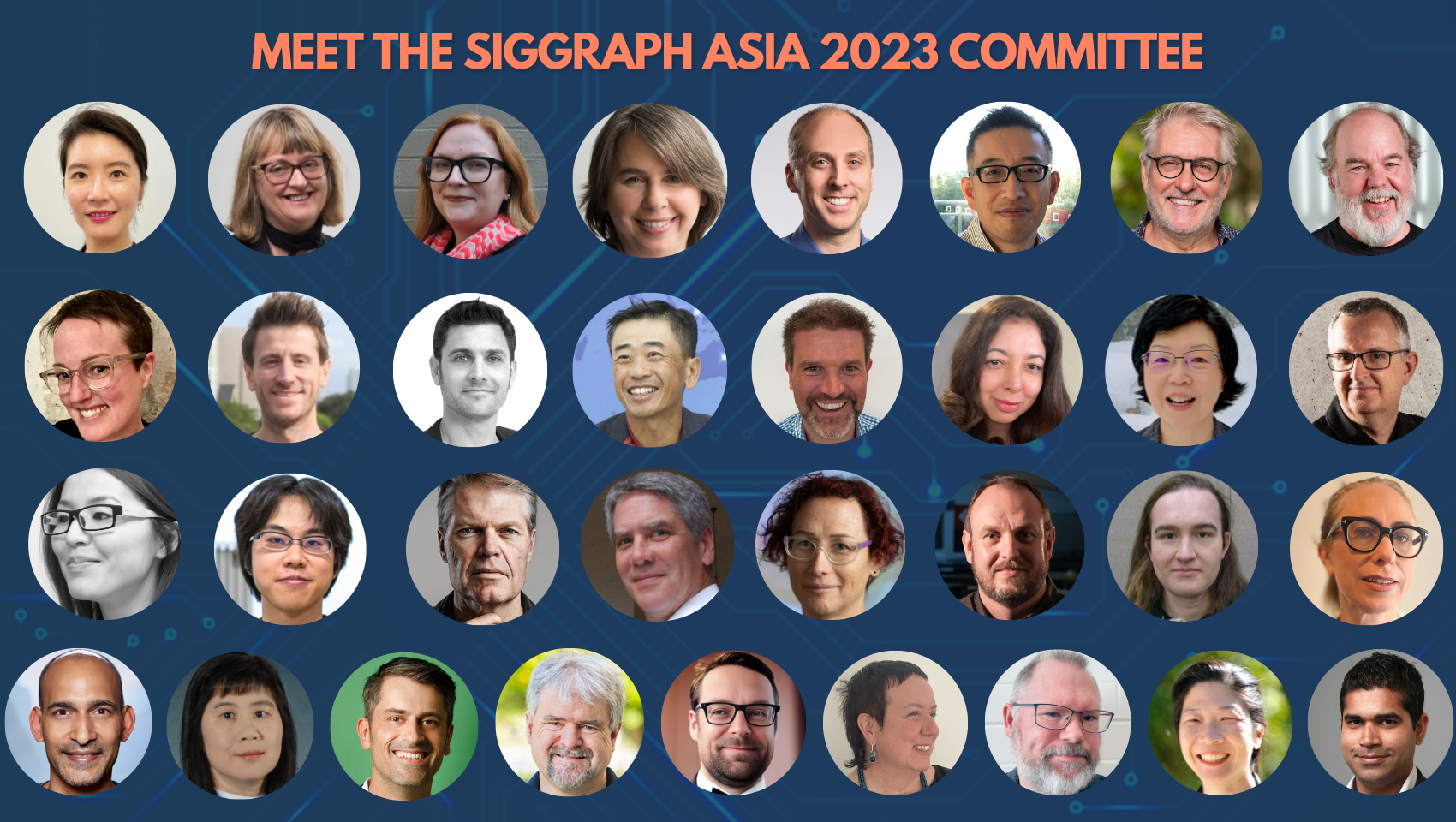 Get to Know the SIGGRAPH Asia 2023 Committee