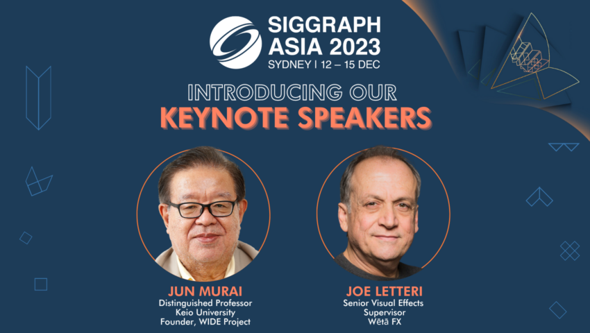 Keynote Speakers Announced for SIGGRAPH Asia 2023 in Sydney