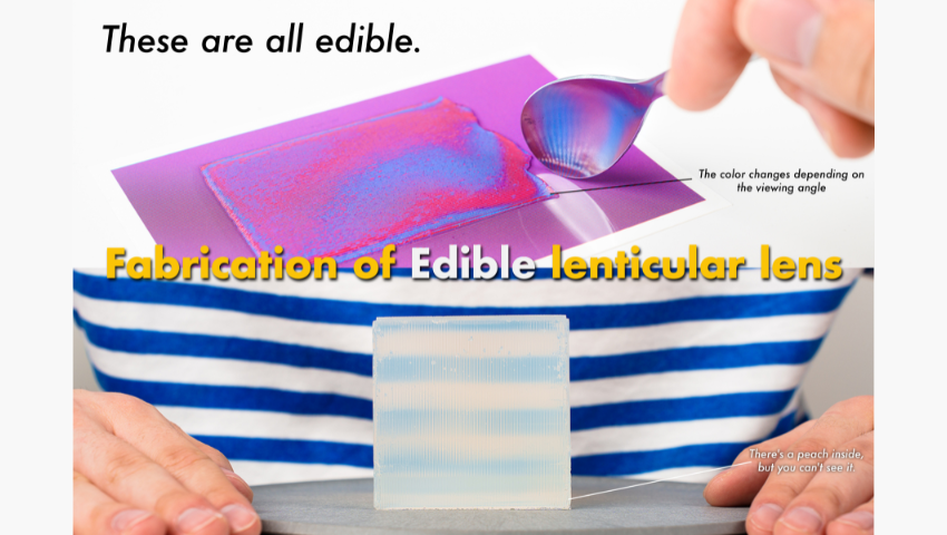 Exploring Edible Lenticular Lens Systems and Culinary Innovations