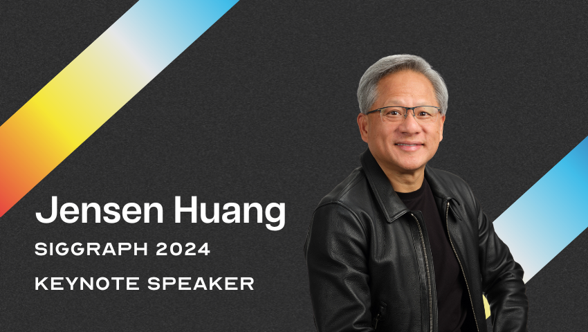 NVIDIA CEO and Founder Jensen Huang Talks AI, Computing, and More at SIGGRAPH 2024