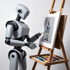 If a robot paints a robot, is that an infinity loop?