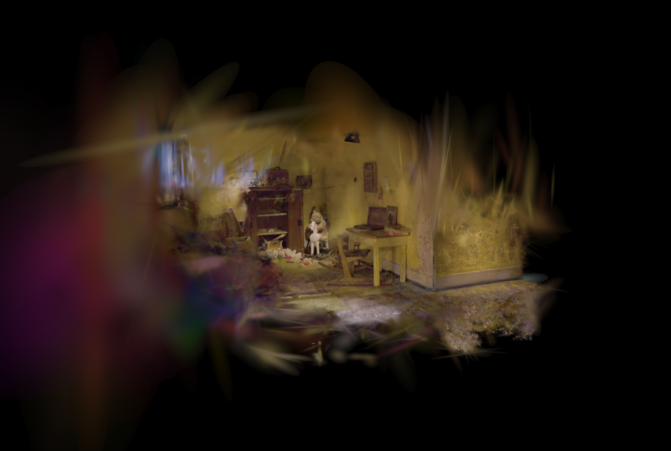 Gaussian Splatting 虚拟制作场景与真人大小道具