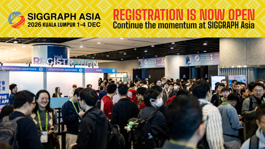 Registration Is Now Open for SIGGRAPH Asia 2026!