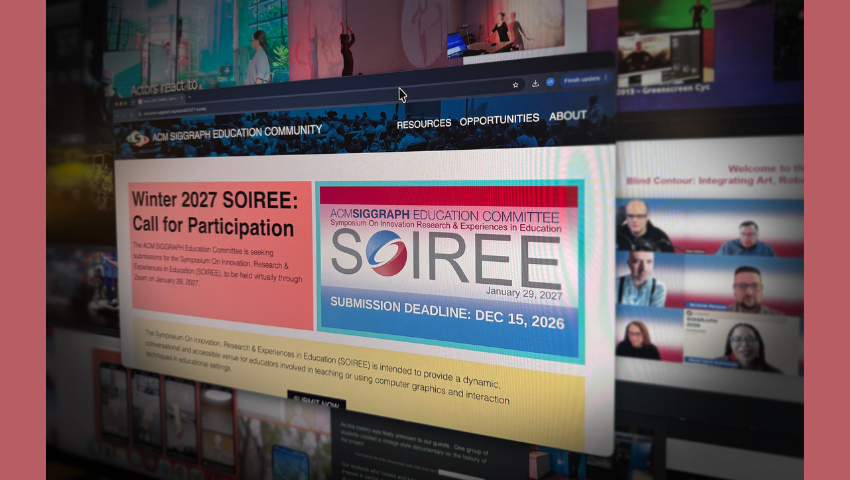 The Best SOIREE of the Year: An Opportunity for CG Educators to Share, Learn, and Shape the Future