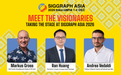 Meet the Visionaries Taking the Stage at SIGGRAPH Asia 2026